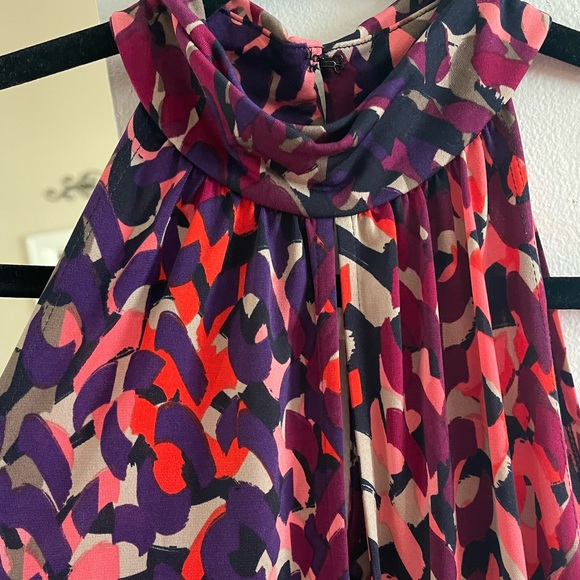 Trina Turk dress mixed media print, EUC - Picture 2 of 7